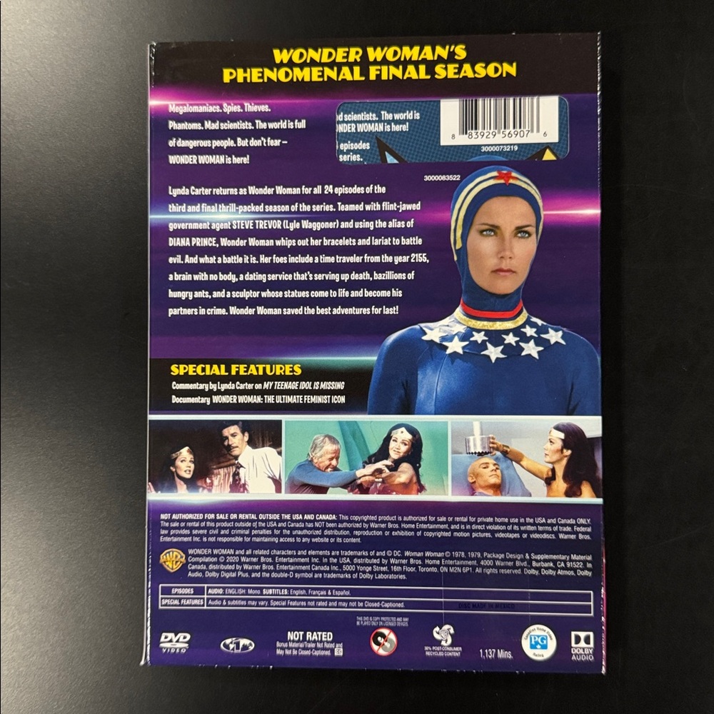 Wonder Woman: The Complete Third Season - DVD Set - Picture 2 of 11